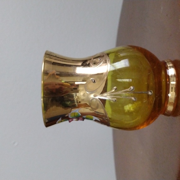 Bohemian Glass Decorative Vase, Small Vase+ Royal Bavarian Germany Mini Vase - Picture 7 of 13